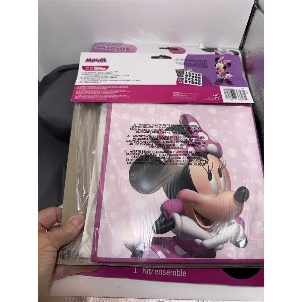 Minnie mouse customizable birthday decorations